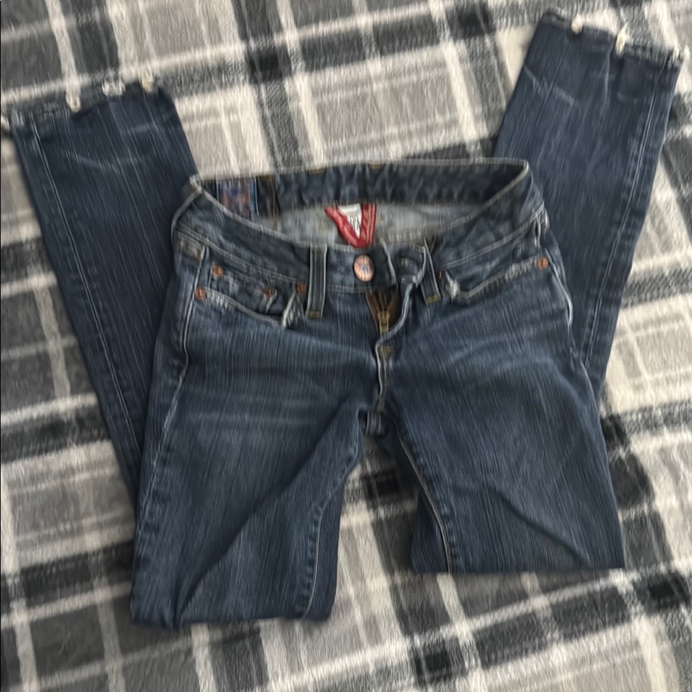 Lucky Brand Blue Skinny Jeans with Tapered Legs
